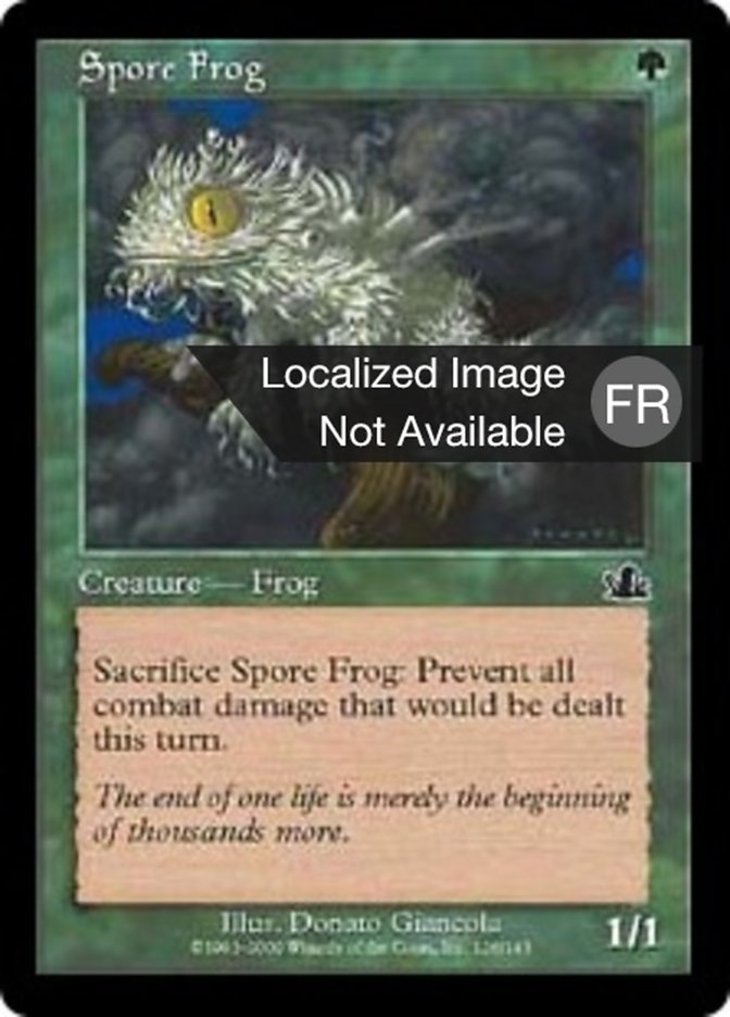 Grenouille à spores