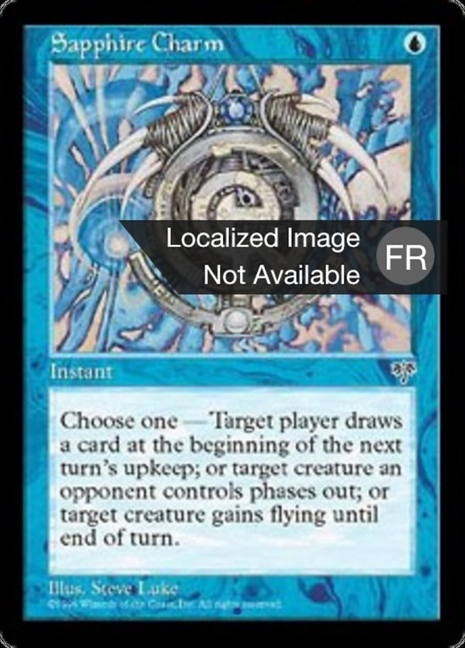 Charme de saphir