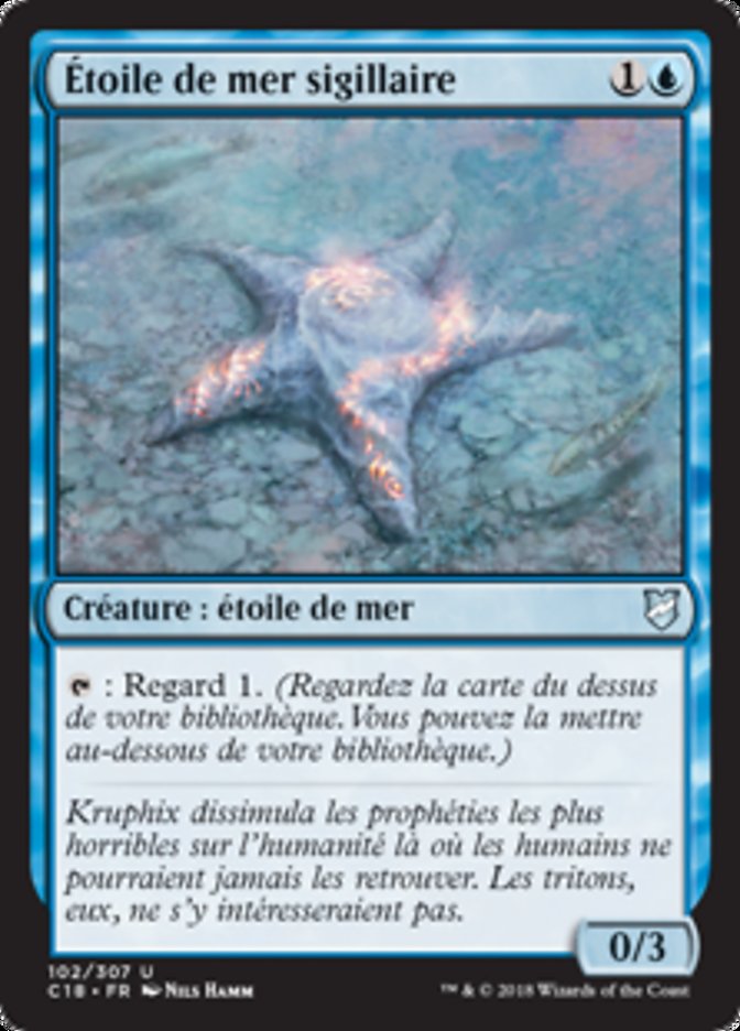 Étoile de mer sigillaire