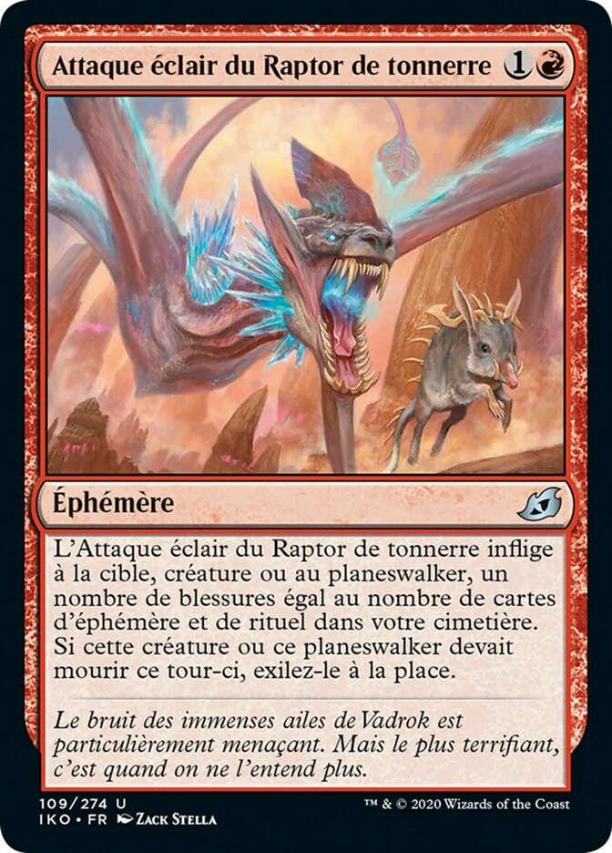 Attaque éclair du Raptor de tonnerre