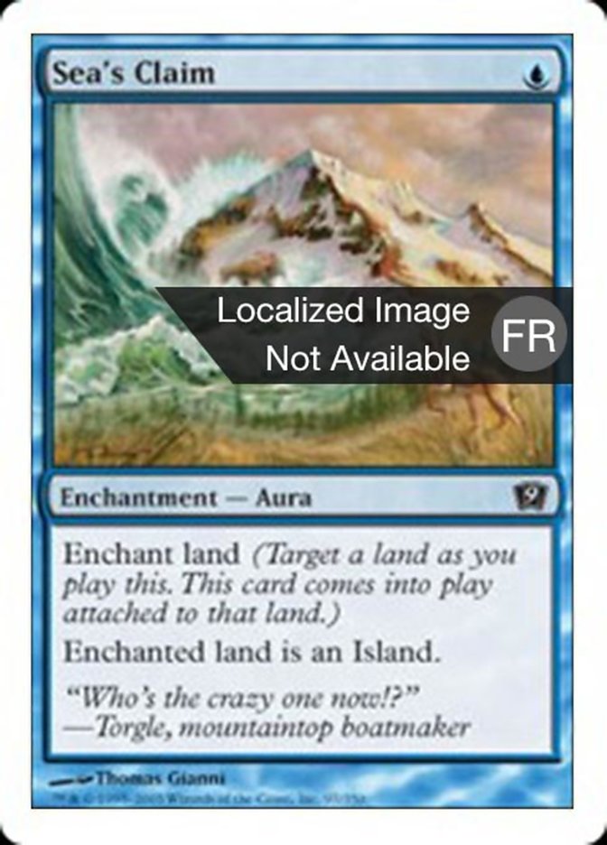 Revendication par la mer