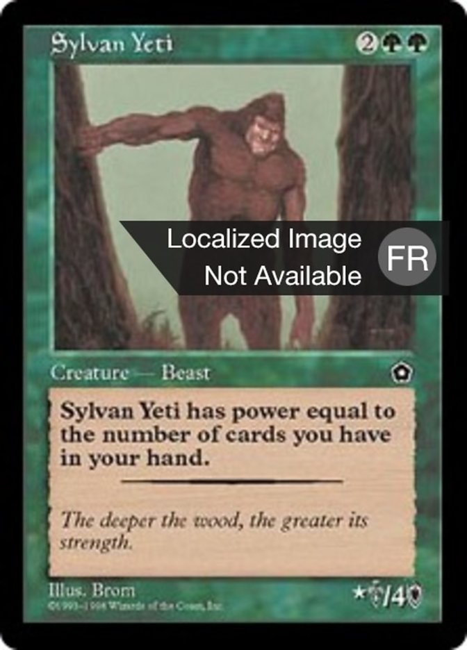Yeti sylvestre
