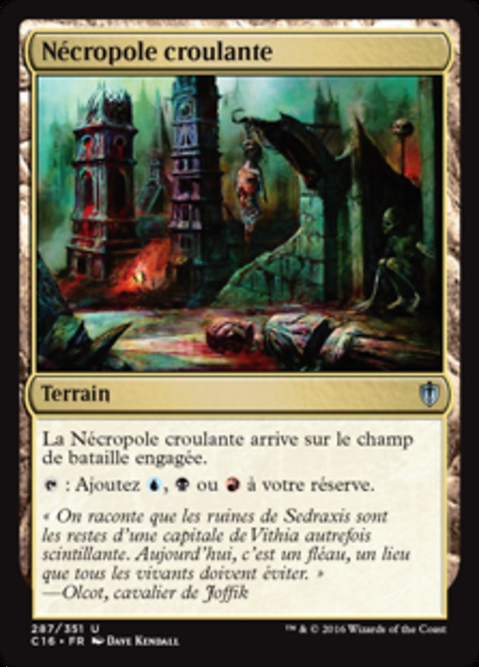 Nécropole croulante