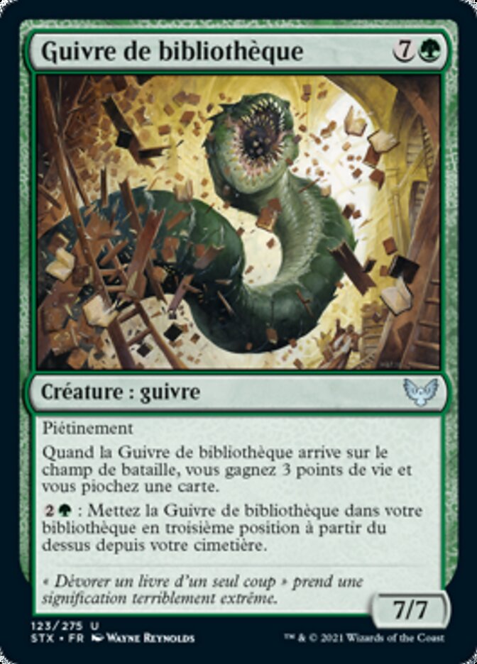 Guivre de bibliothèque