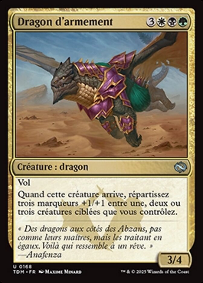Dragon d'armement
