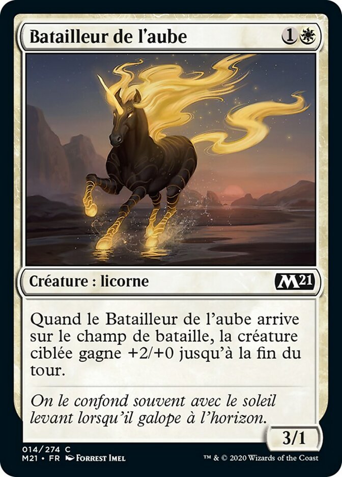 Batailleur de l'aube