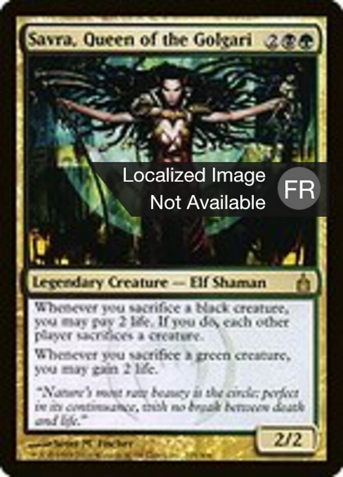 Savra, Reine des Golgari