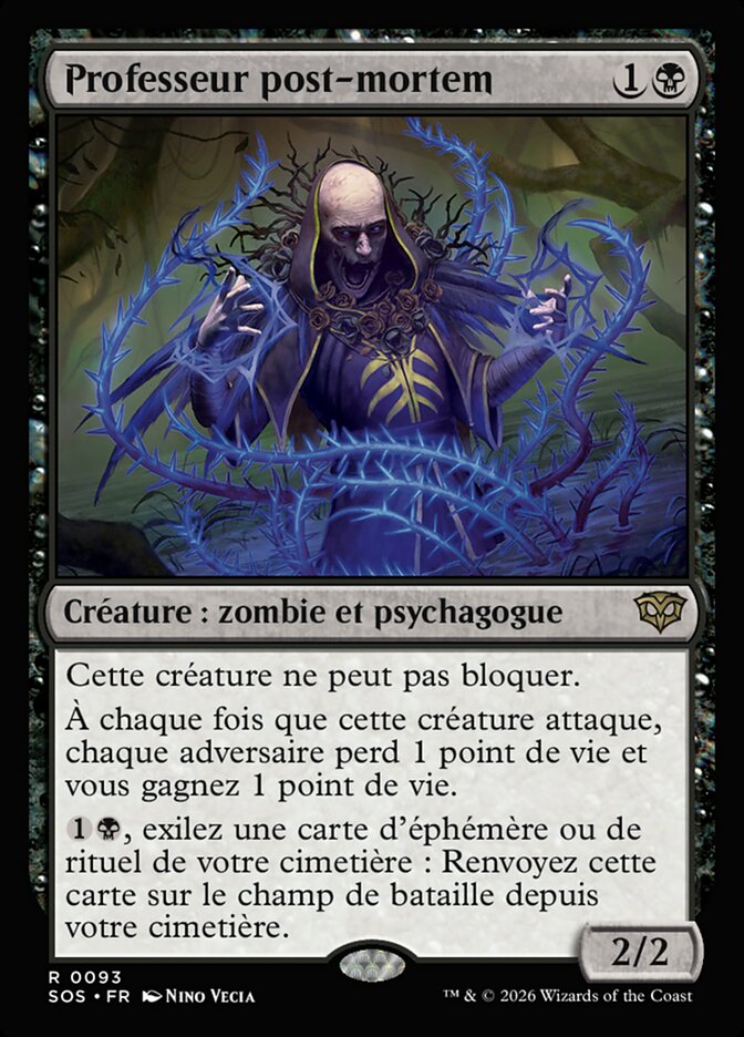 Professeur post-mortem