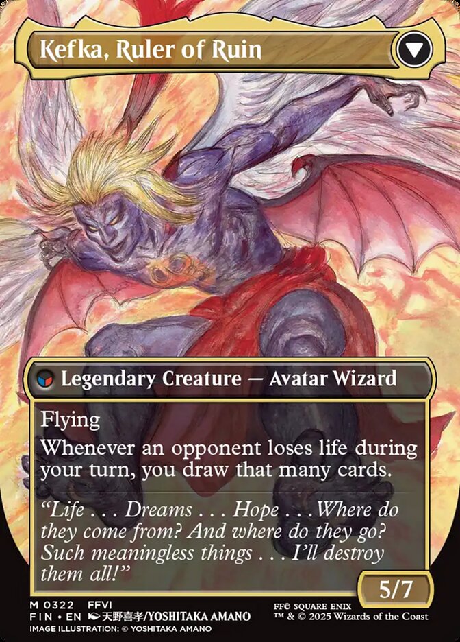 Kefka, Court Mage // Kefka, Ruler of Ruin