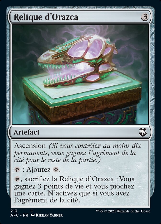 Relique d'Orazca