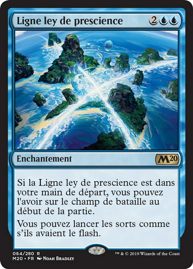 Ligne ley de prescience