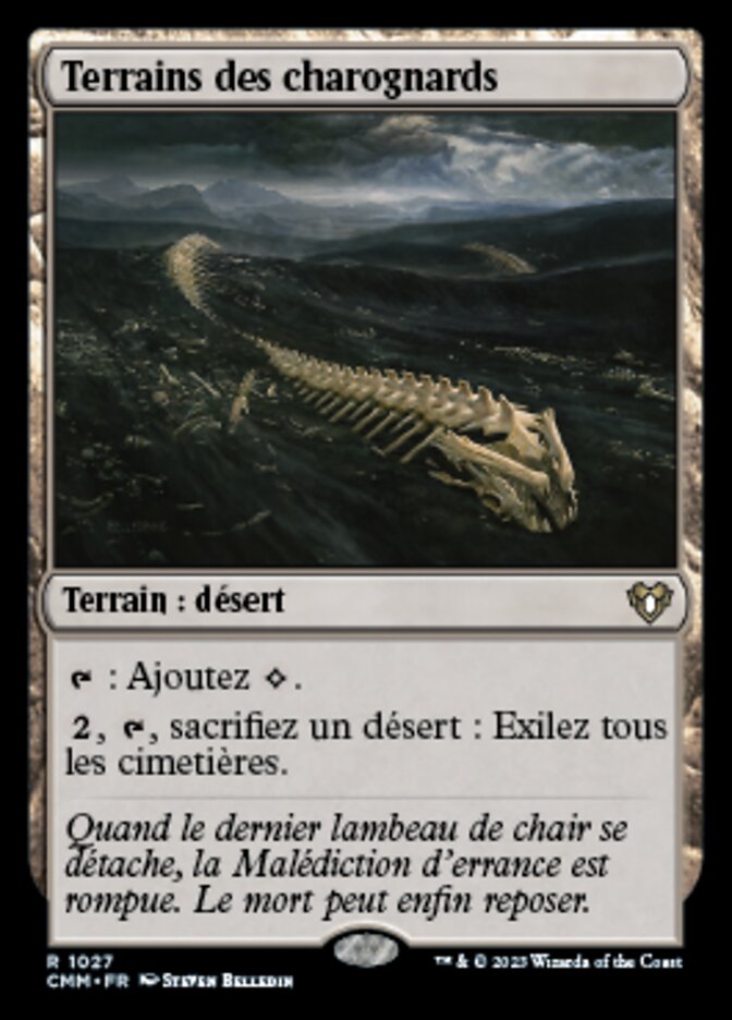 Terrains des charognards