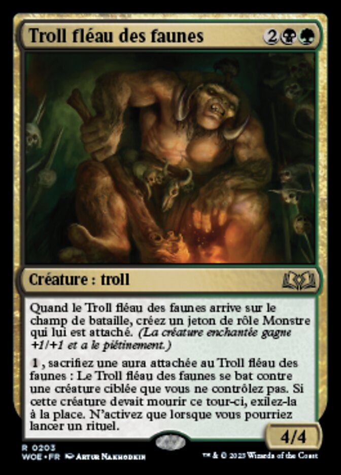 Troll fléau des faunes