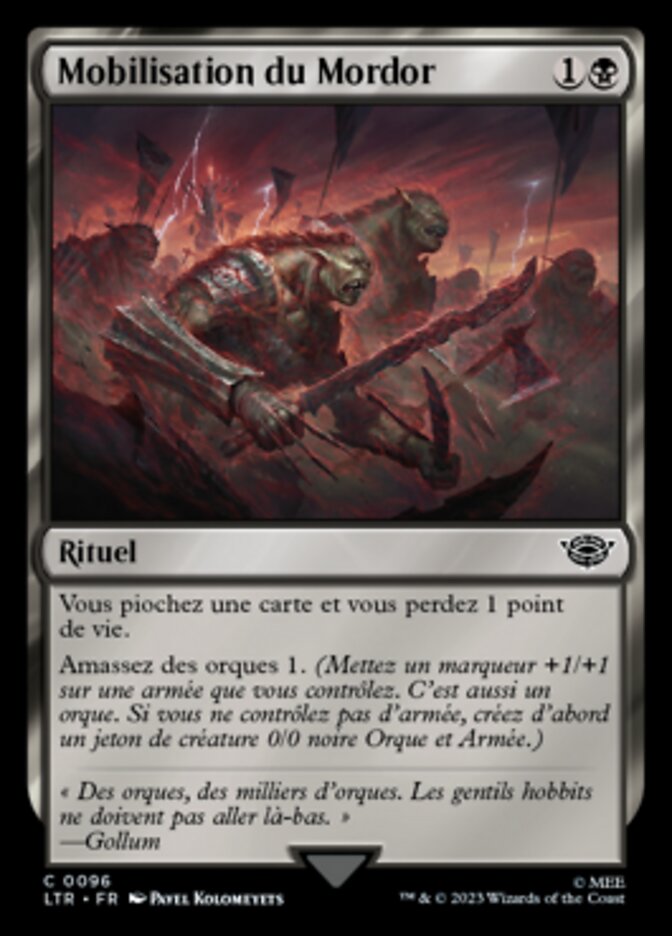 Mobilisation du Mordor