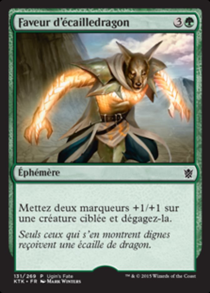 Faveur d'écailledragon