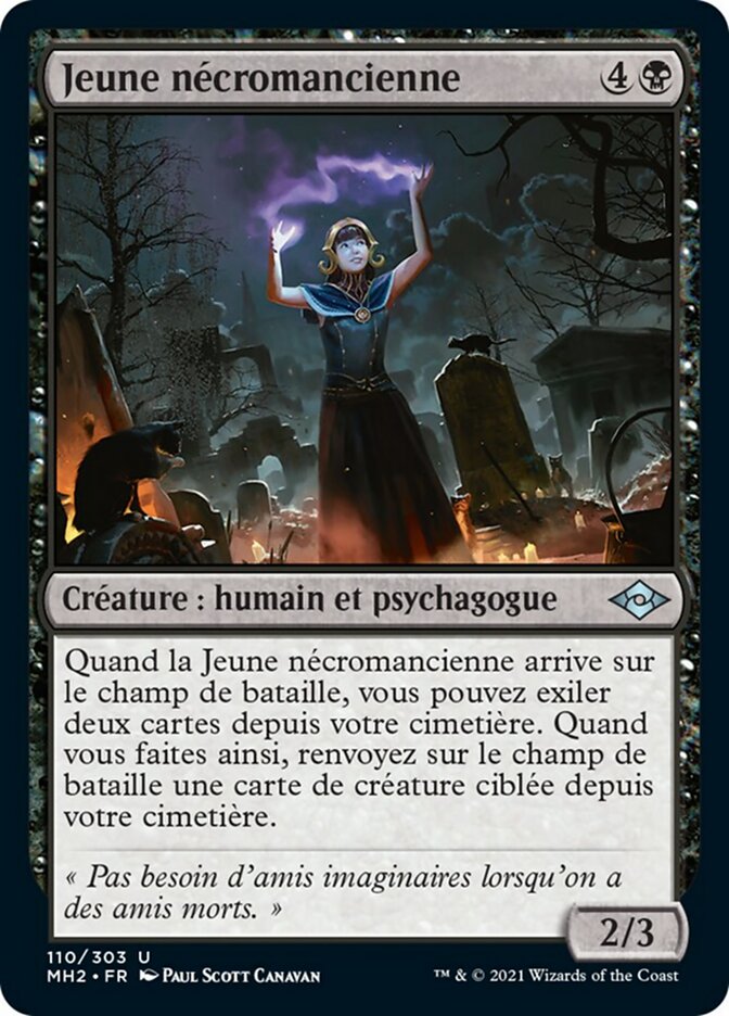 Jeune nécromancienne