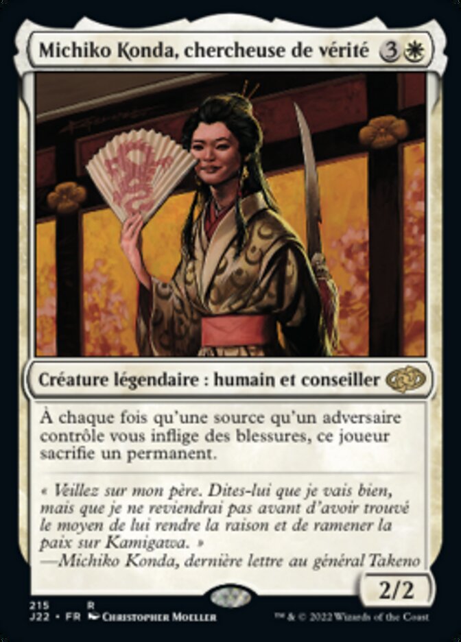 Michiko Konda, chercheuse de vérité