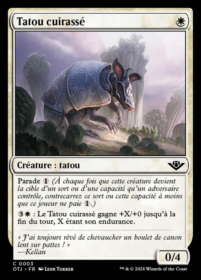 Tatou cuirassé