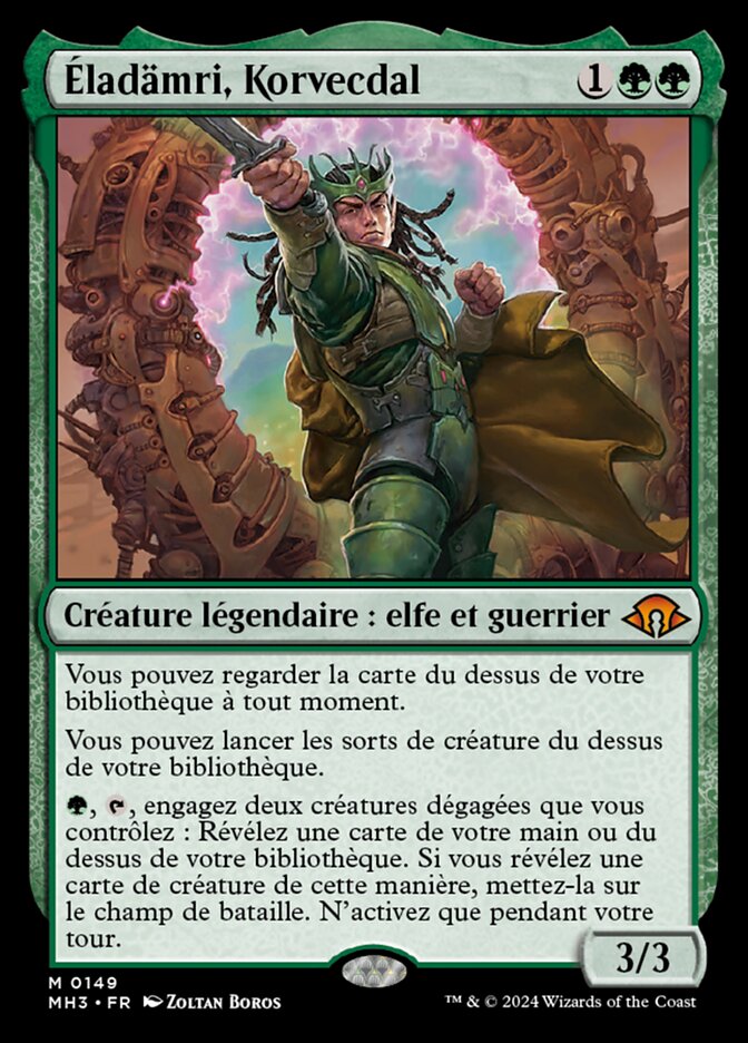 Éladämri, Korvecdal