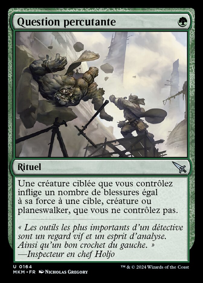 Question percutante