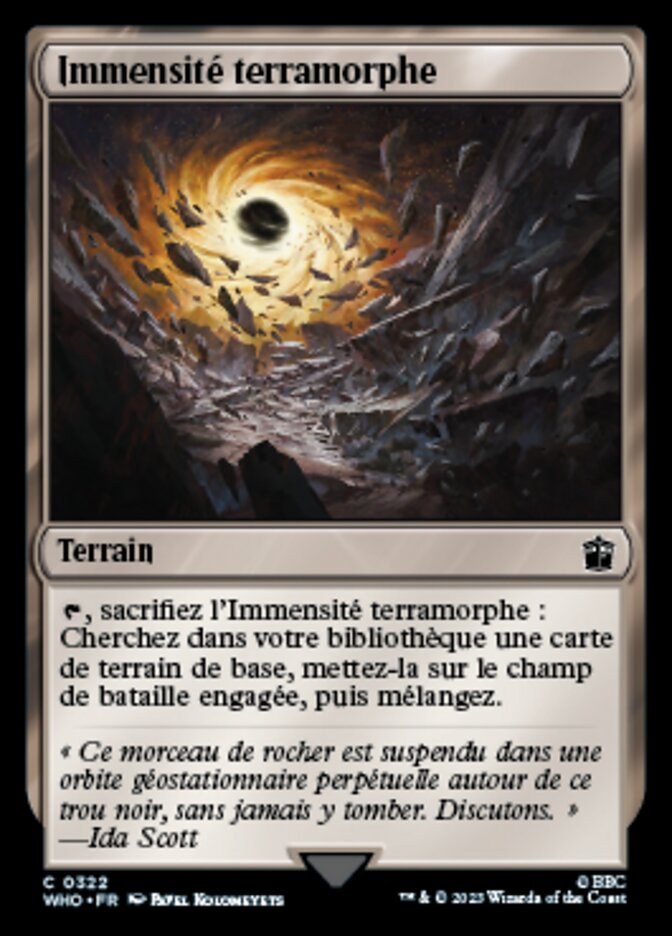 Immensité terramorphe