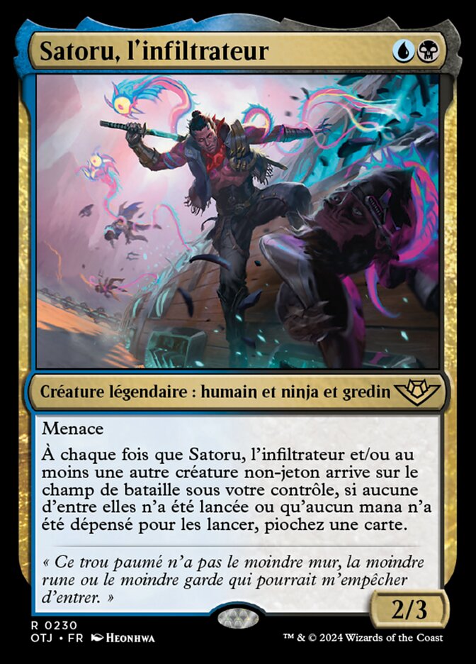 Satoru, l'infiltrateur