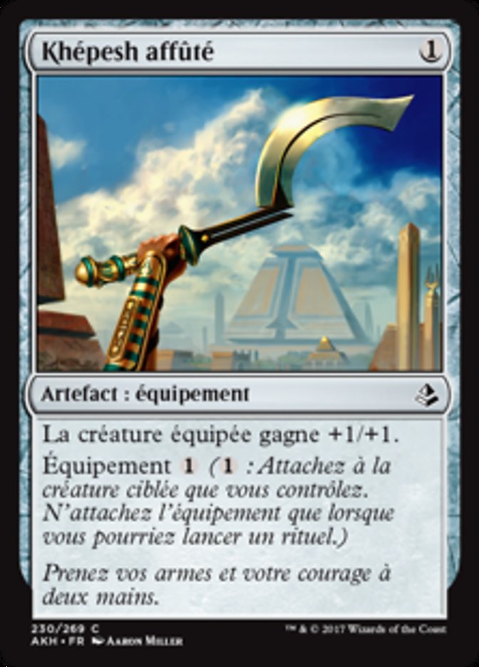 Khépesh affûté