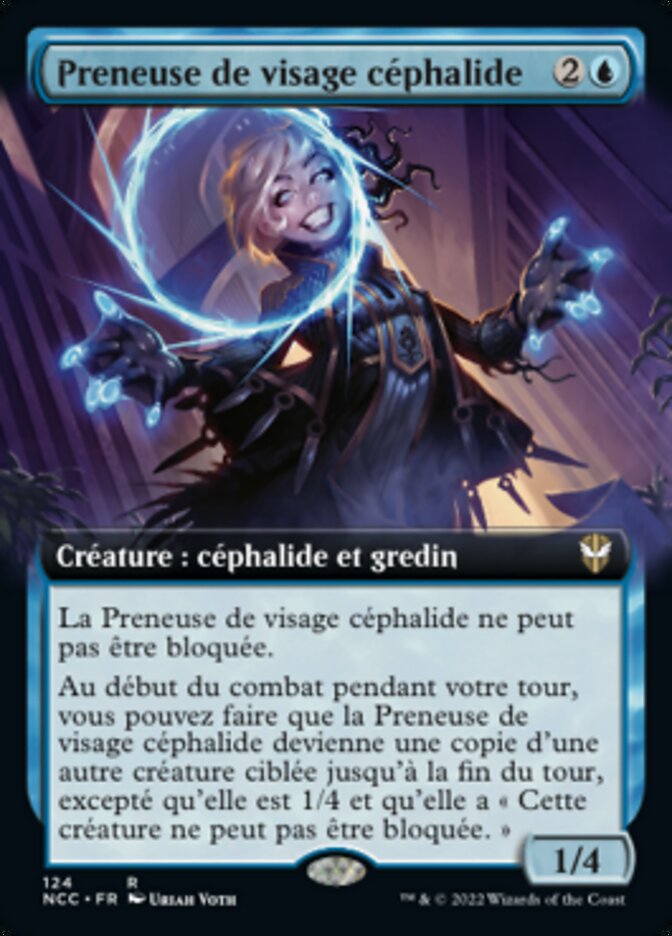 Preneuse de visage céphalide