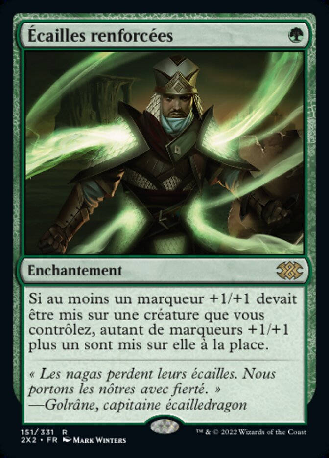 Écailles renforcées