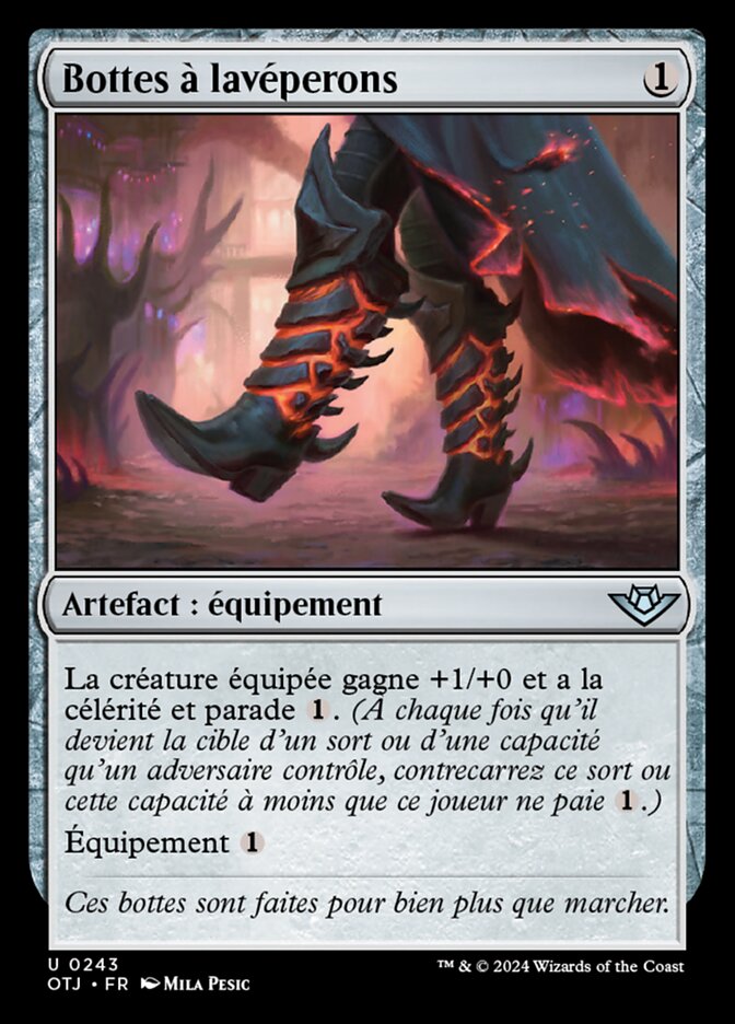 Bottes à lavéperons