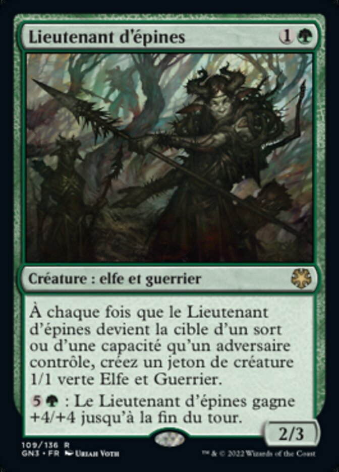 Lieutenant d'épines