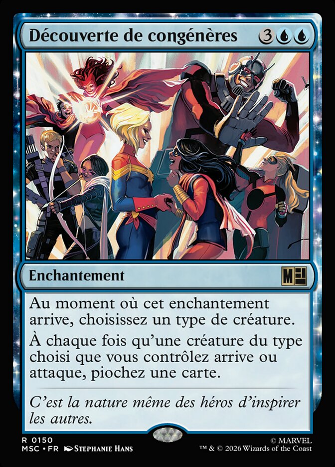 Découverte de congénères