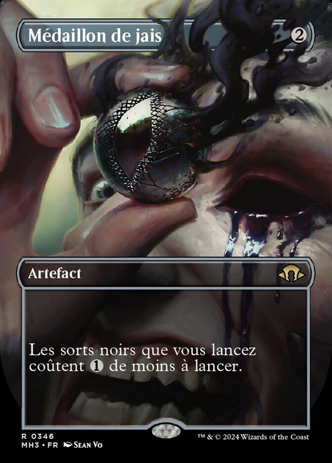 Médaillon de jais
