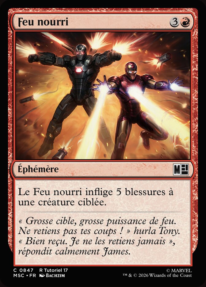 Feu nourri