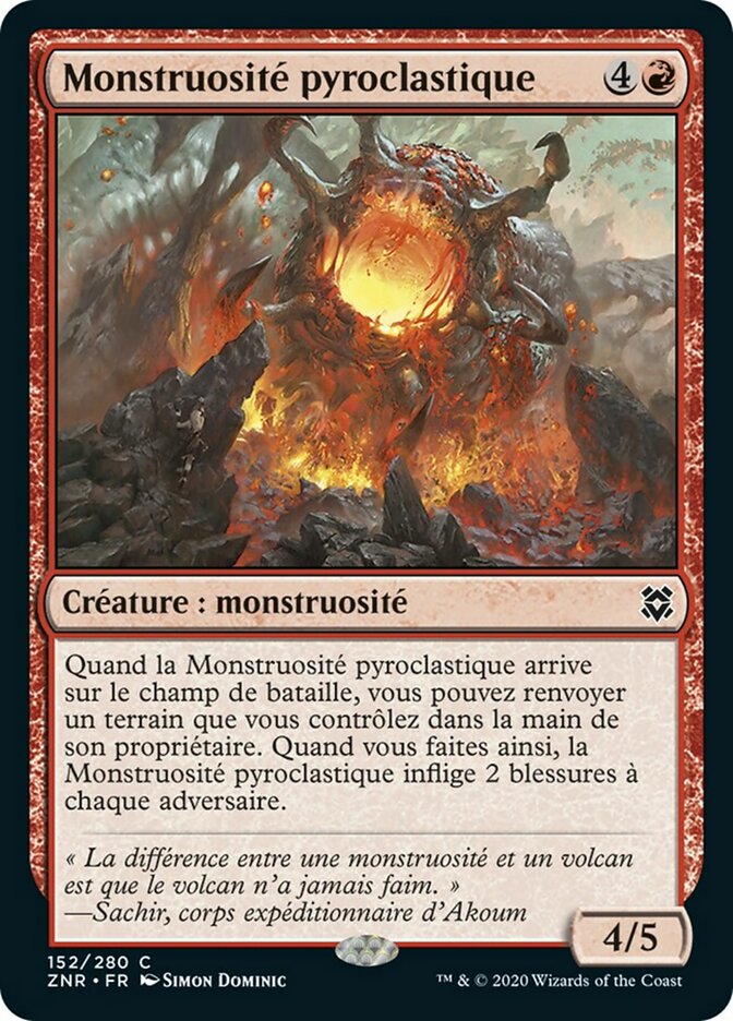 Monstruosité pyroclastique