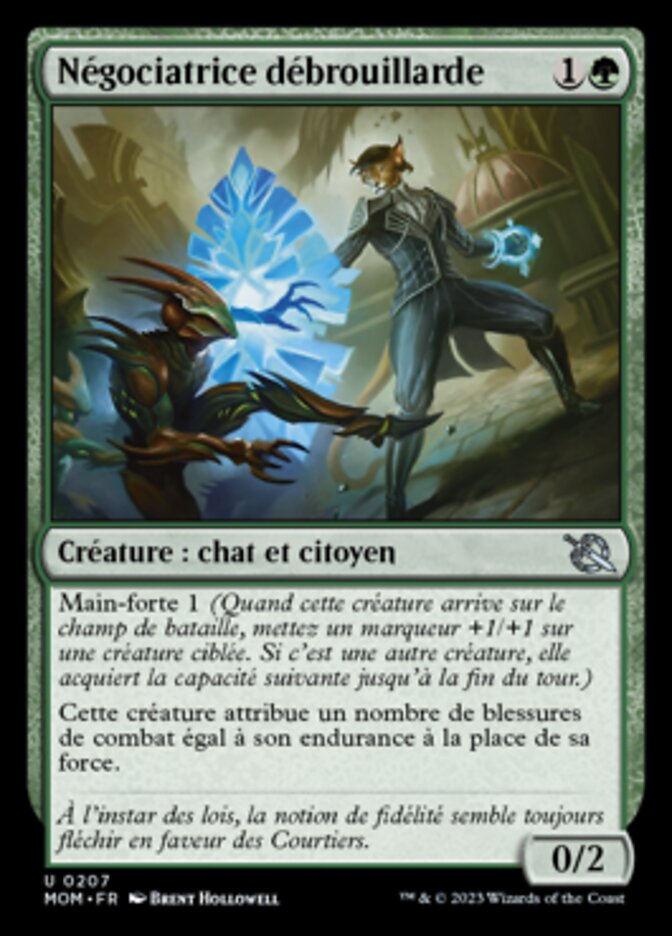 Négociatrice débrouillarde