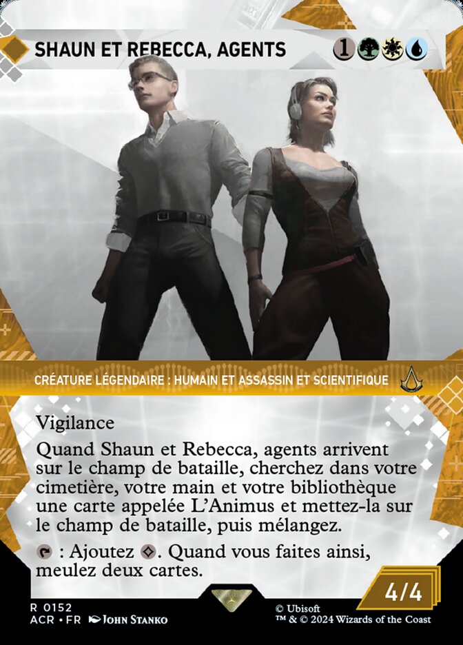 Shaun et Rebecca, agents