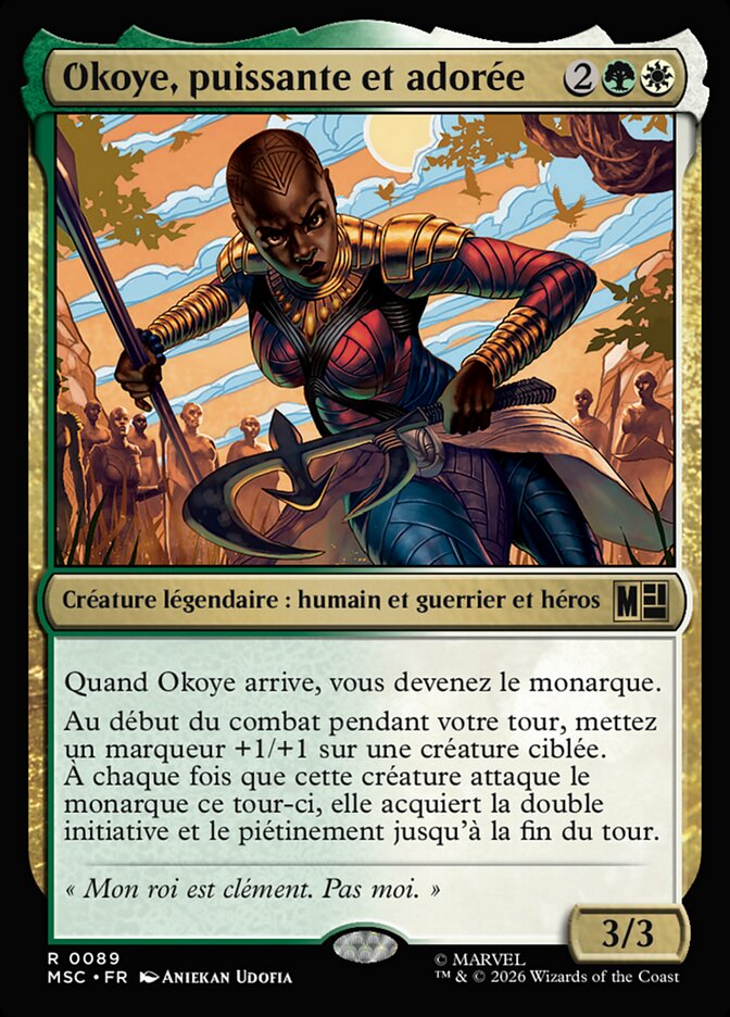 Okoye, puissante et adorée