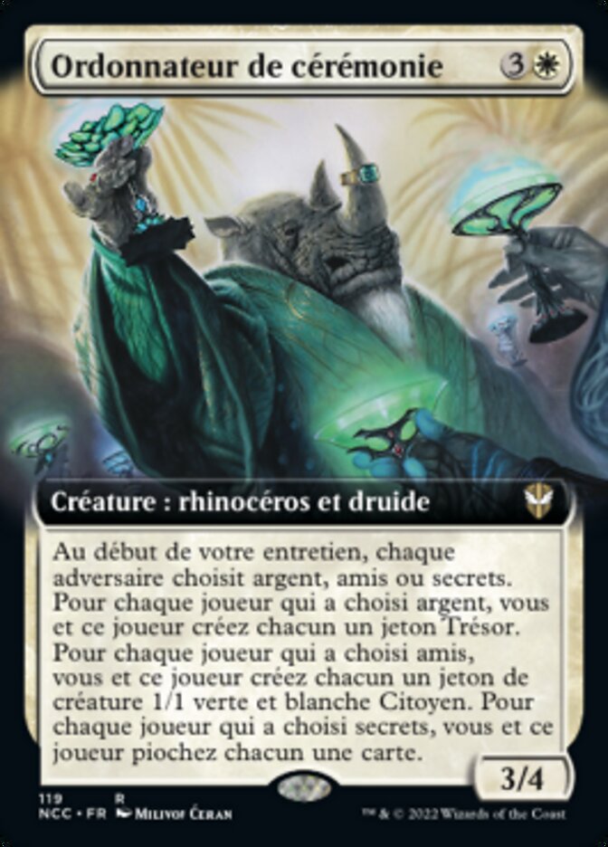 Ordonnateur de cérémonie