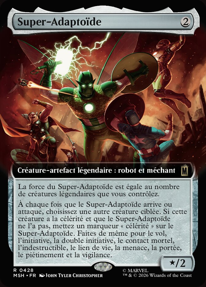 Super-Adaptoïde