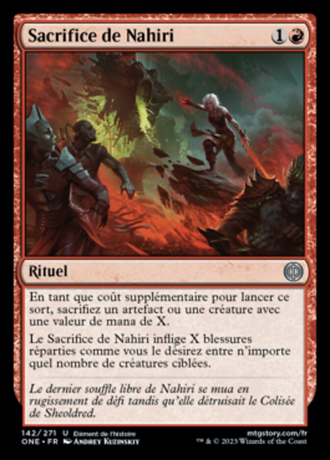 Sacrifice de Nahiri