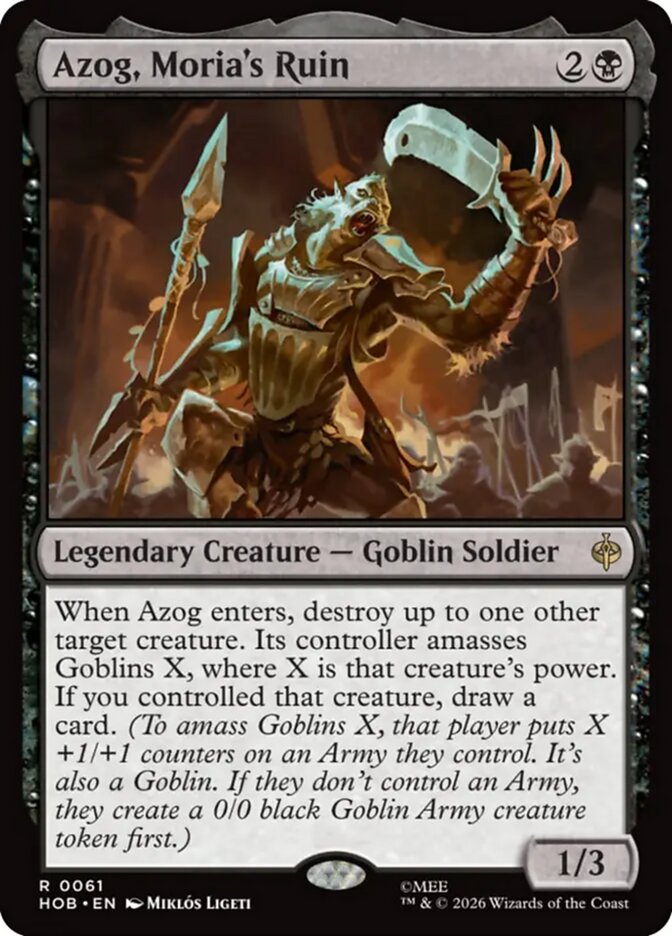 Azog, Moria's Ruin