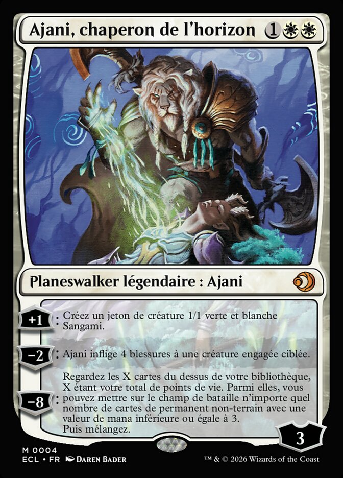 Ajani, chaperon de l'horizon
