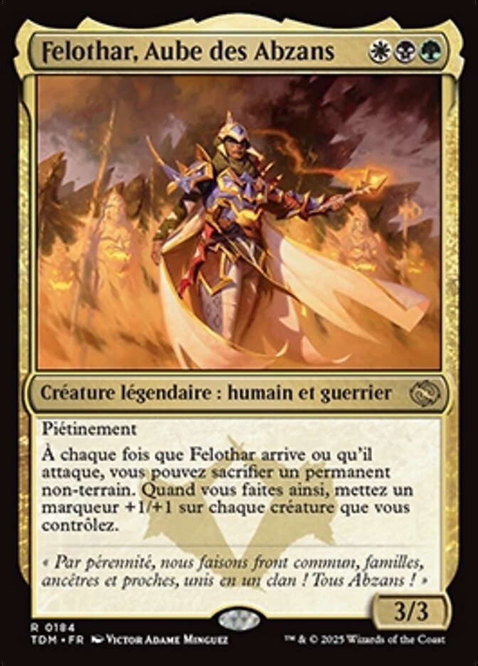 Felothar, Aube des Abzans
