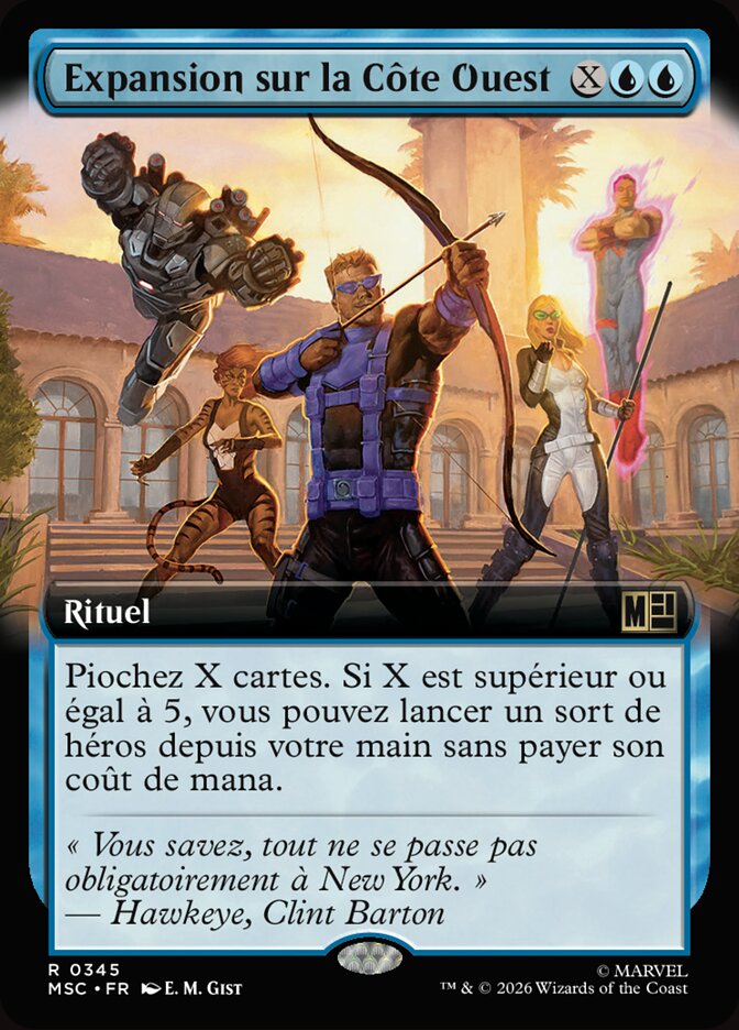 Expansion sur la Côte Ouest