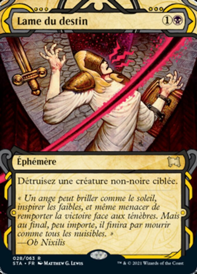 Lame du destin