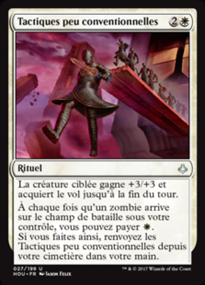 Tactiques peu conventionnelles