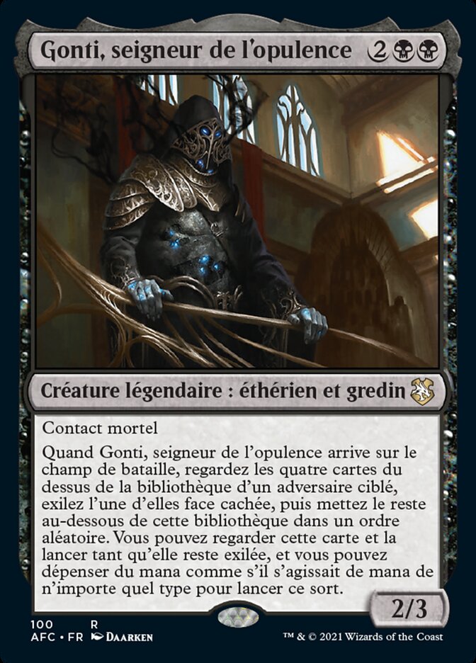 Gonti, seigneur de l'opulence
