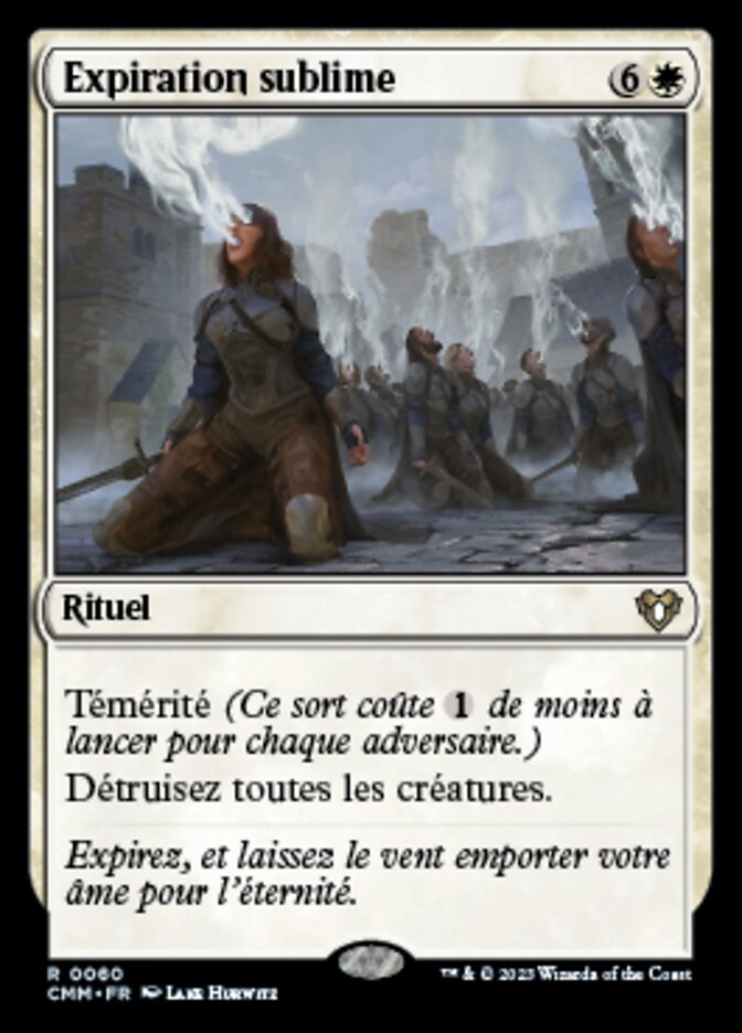 Expiration sublime