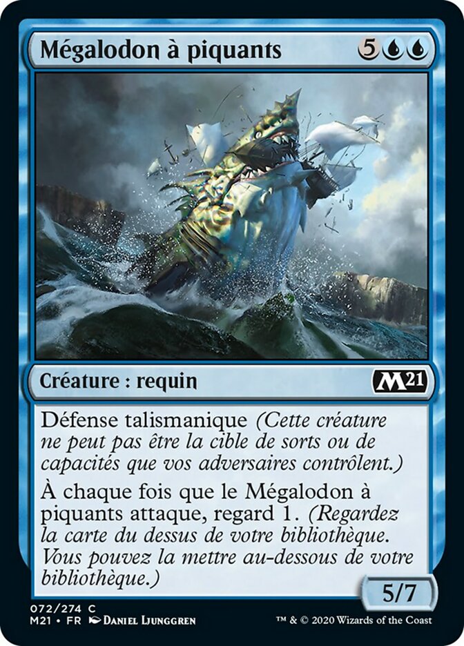 Mégalodon à piquants